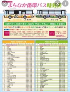 延岡市内、バス、周遊、まちなか循環バス
